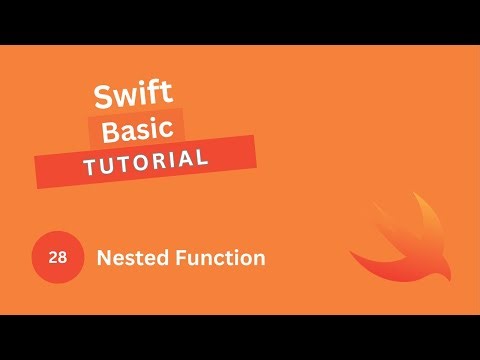 Swift Basic Tutorial #28 - Nested Function