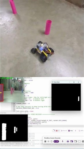 Intellio Obstacle Avoidance Robot 🤖 | Python + OpenCV | AI & Robotics Project#pictoblox #Quarky