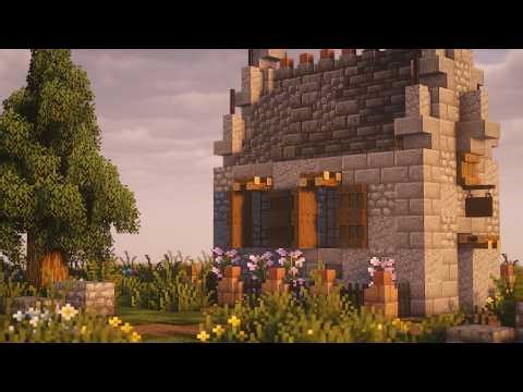 How to build a medieval cottage (house) | Minecraft | Step-by-step tutorial | Starter House