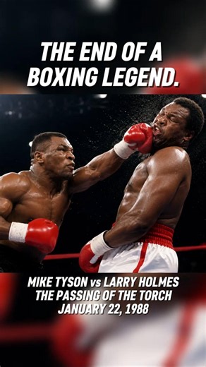 MIKE TYSON VS LARRY HOLMES | mike tyson highlights