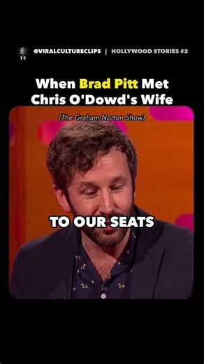 When Brad Pitt Met Chris O'Dowd's Wife