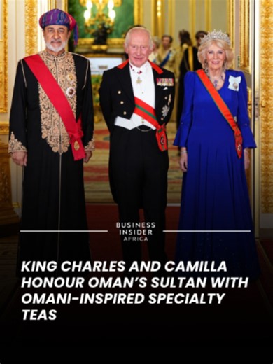 King Charles and Queen Camilla honour Oman’s Sultan with Omani-inspired specialty teas at Windsor Castle banquet King Charles III and Queen Camilla hosted a state banquet at Windsor Castle in honour of Sultan Haitham bin Tarik of Oman, featuring specially crafted teas inspired by the traditional Omani hospitality ritual of Kahwa. The royal menu offered guests three aromatic beverages: Iced Earl Grey & Date, Iced Mint & Rose, and a Warm Cardamom-Spiced Blend sweetened with honey sourced from Wind