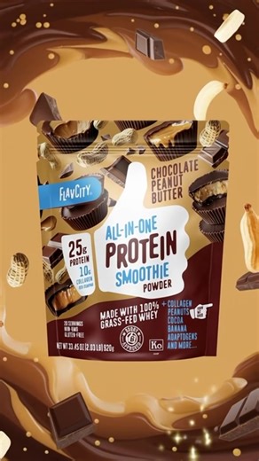 Chocolate Peanut Butter Protein Smoothie Delight