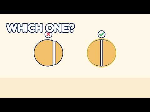Not Every Cut Is a Half! #Fractionlings #FractionsForKids #MathForKids