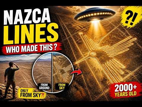 Nazca Lines Mystery Explained 🚨 Giant Drawings Only Visible From the Sky | Alien or Ancient Secret?
