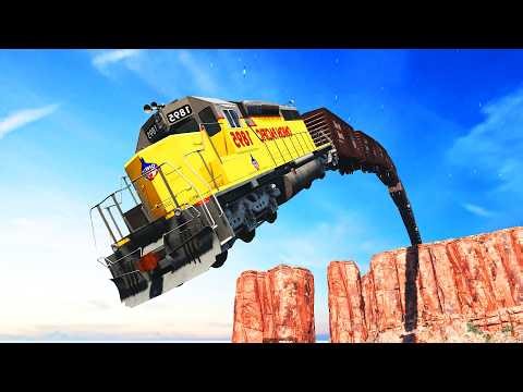 Insane Railroad Trains Accidents Derailments ✅ BEAMNG.Drive LIVE STREAM