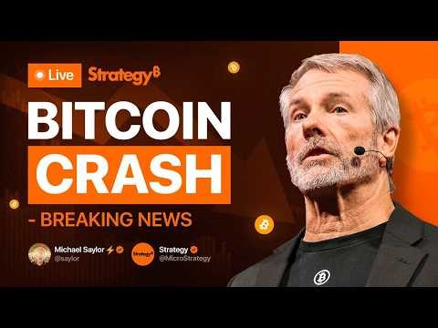 LIVE: Michael Saylor on Bitcoin Crash & MSTR Stock Drop – BTC Price Prediction