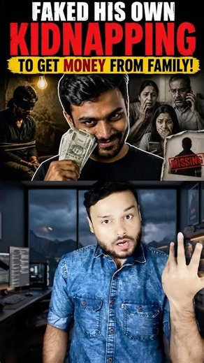 Indian Man Faked His Own Kidnapping To Get Money From Family in India #shorts