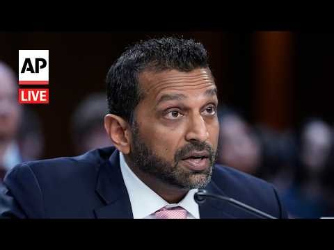 LIVE: Kash Patel testifies at Senate hearing on FBI oversight
