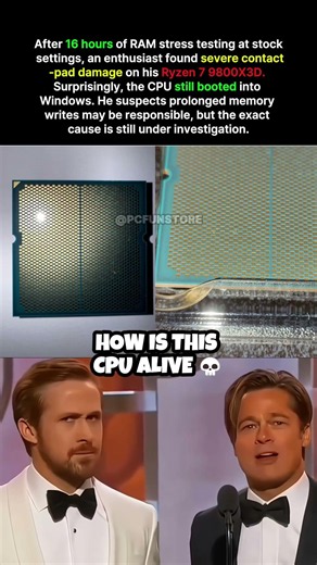 This Ryzen 7 9800X3D Is DAMAGED… But Still Works?! 💀
