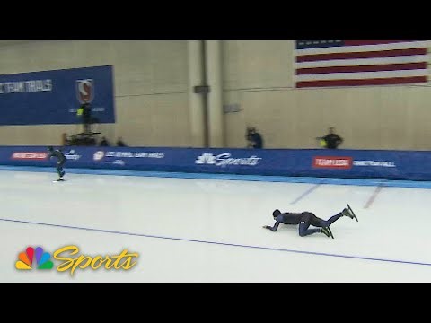 Jordan Stolz stumbles at Trials; McDermott-Mostowy, McLeod clinch Olympic spots | NBC Sports