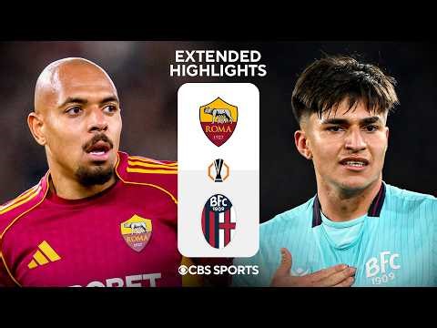 Roma vs. Bologna: Extended Highlights | UEL Round of 16 - Leg 2 | CBS Sports Golazo