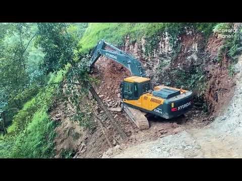 Building a Road Where No Human Has Stepped Before | Excavator Planet