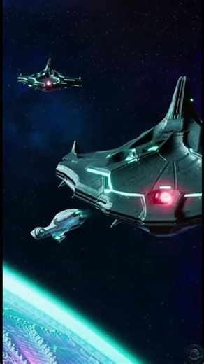 "Deep Space Ambush! Small Research Craft Faces Sudden Alien Threat 🚀👽"