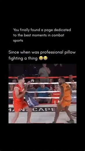 AtRingside on Instagram: "Professional pillow fighting is exactly what it sounds like… and somehow way more intense 😳🛏️ What looks like a childhood sleepover turns into a full-contact sport with real rules, real strategy, and real athletes 💥💨 Fighters use speed, footwork, timing, and endurance — because swinging a pillow nonstop is way harder than it looks. Matches are fast, chaotic, and surprisingly technical ⚡ You’ll see combos, counters, knockdowns, and nonstop movement as competitors try