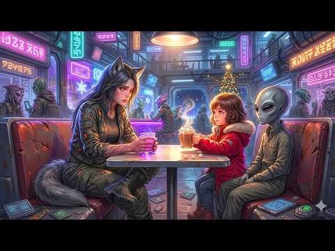 Rejected 24 Times, An Alien Werewolf Woman Drank Alone On Christmas—Until A Little Girl Asked...