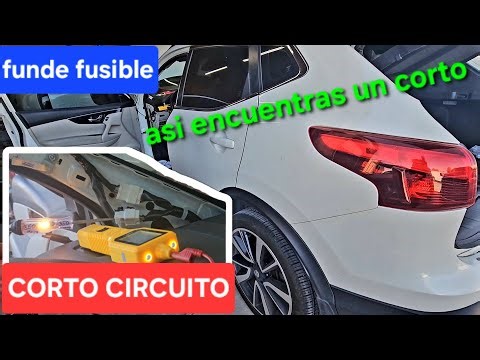 asi diagnosticas un CORTO CIRCUITO nissan rogue llego con un FUSIBLE QUEMADO