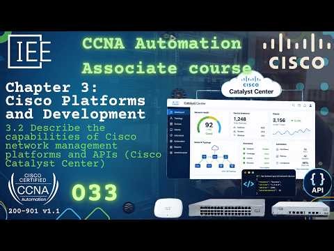CCNA Automation (DEVASC 200-901) | DevNet Associate | 033 Cisco Catalyst Center Capabilities
