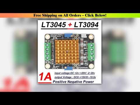 LT3045 + LT3094 Power Positive Negative Voltage DC-DC Low Noise RF Linear Regulator Power 3V 5V