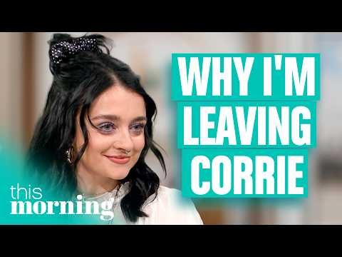 Mollie Gallagher on Her Emotional Coronation Street Exit | This Morning