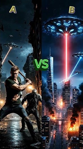 Zombie Apocalypse vs Alien Invasion! 🧟‍♂️👽 | Can You Survive?#SurvivalChallenge #ZombiesVsAliens