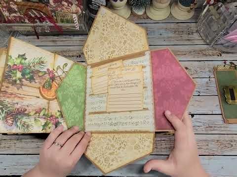 A Holiday Album Flip-Through | Finished Christmas Junk Journal | Full Album Tour