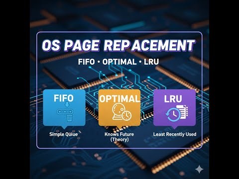 Page Replacement Algorithms (FIFO, Optimal, & LRU) in 10 Minutes!