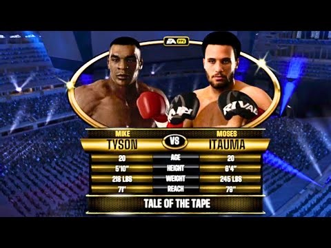 Mike Tyson vs Moses Itauma FULL FIGHT | Fight Night Forever AI Simulation Gameplay all time