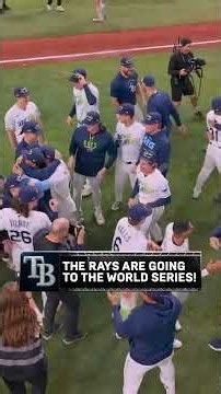 The radio call of the Rays punching their ticket to the World Series 🎙️ #rays #alcs #mlb #postseason