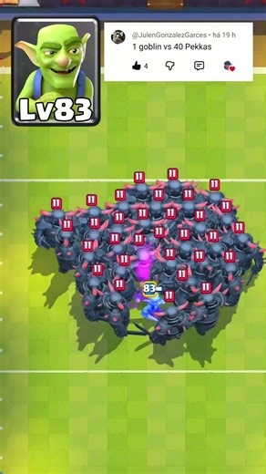 1 Goblin VS 40 Pekka