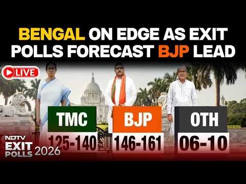 Bengal Exit Poll LIVE | Bengal On Edge As Exit Polls Forecast BJP Lead, TMC Rejects Projections