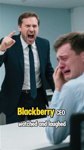 BlackBerry Laughed at the iPhone… Then Lost Everything #BlackBerry #BusinessStorytelling #Shorts