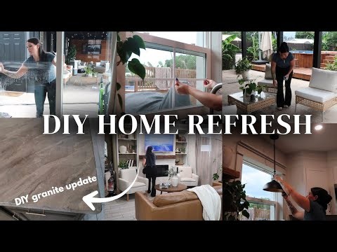 Small Home Refresh | DIY Projects, Cleaning & Sunday Reset