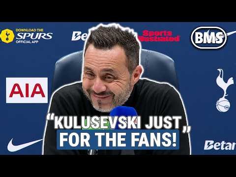 DE ZERBI: “KULUSEVSKI JUST FOR THE FANS!” 🥹 Tottenham 3-1 Coventry ⚽ Premier League