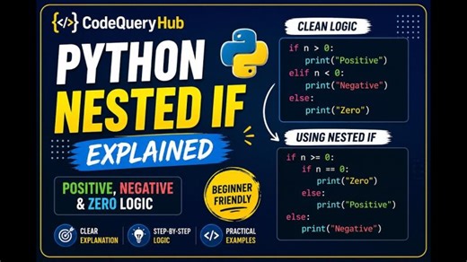 Learn Python Nested If Statements with CodeQueryHub | CodeQueryHub posted on the topic | LinkedIn