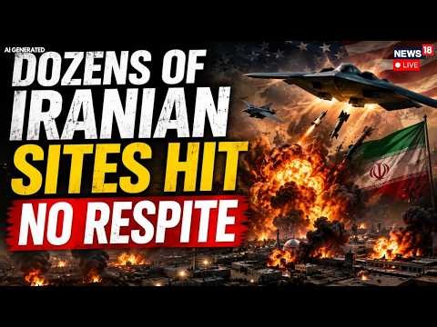 US-Iran LIVE: US Pounds Dozens Of Iranian Military Targets As Iran Retaliates With Fresh Attacks