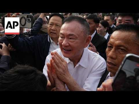 Thailand's former leader Thaksin Shinawatra released after eight months in prison