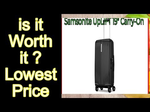 Samsonite UpLIFT 19 Carry-On Features - Important Information