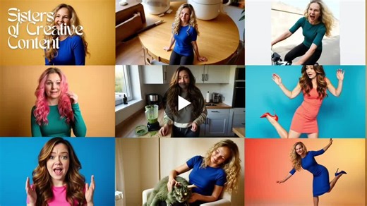 We gave two AI sisters a camera and way too much confidence. This is what happened. Welcome to our first ever AI Bloopers reel. Featuring aliens that showed up uninvited, a yoga mat that never did… | Theresa Lilja