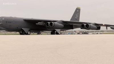 B-1, B-2, B-52 Fly Together In A Massive Show Of Force – Integrated Bomber Operation on Make a GIF
