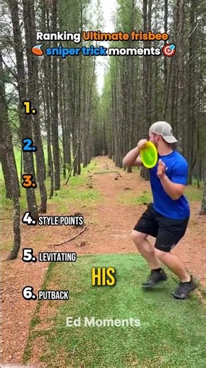 Ultimate frisbee sniper trick moments 🥏🎯 #usa