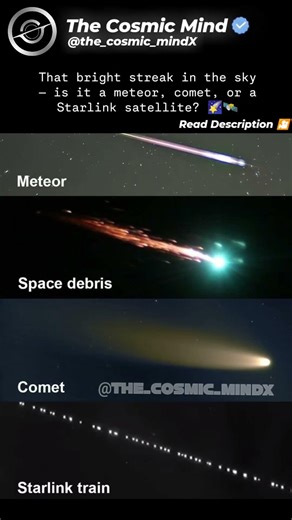 What’s That Bright Light in the Sky? Meteor, Comet, Starlink, or Space Junk? 🌠🛰️