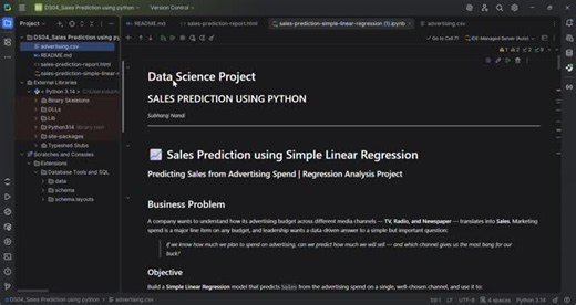 Sales Prediction using Python Linear Regression | Subharaj Nandi posted on the topic | LinkedIn