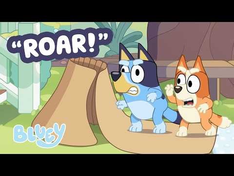 Bluey and Bingo Pretend to be Dinosaurs! 🦖 | 30 MINUTES | Animal Game and More Clips | Bluey