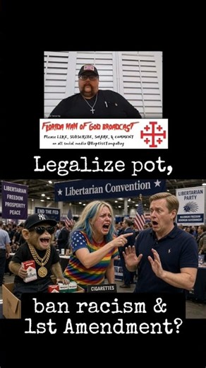 Legalize pot, but ban racism & the First Amendment?