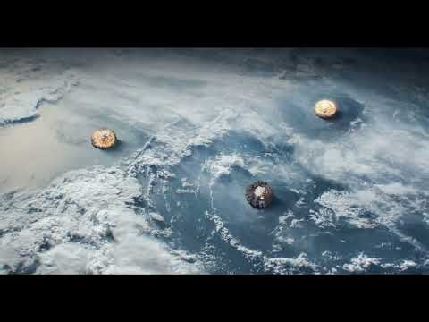 planetary explosion in space