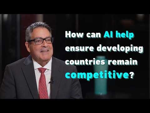How can AI help ensure developing countries remain competitive?