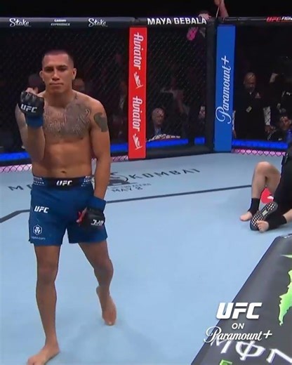 Nasty Ground and Pound 😳 #ufcwinnipeg