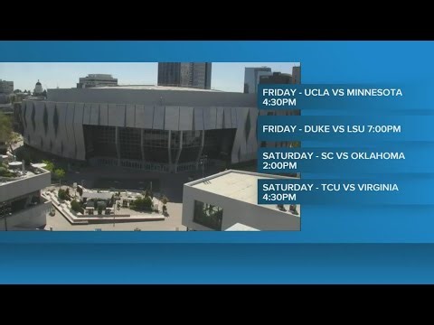 Top-ranked UCLA, LSU and South Carolina headline college basketball games at Golden 1 Center