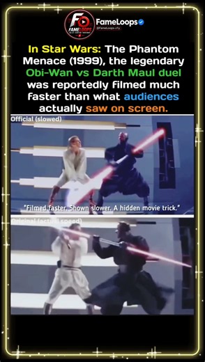 The Phantom Menace Duel Was Filmed Faster Than You Think #shorts